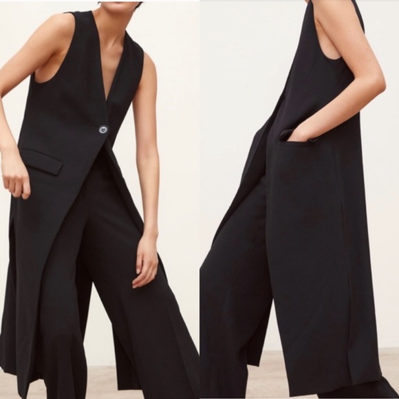 Zara Jackets & Blazers - Zara Long Blazer Vest.